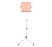LALADEFIEE Leggio per spartiti: leggio in plastica regolabile da 11,81" a 52,36" per libri di cucina, documenti, per spartiti, 0°-90° per ricette, libri di testo
