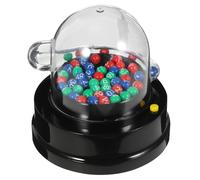LALADEFIEE Macchina per L'estrazione delle Palline del Lotto Mini Portatile, Macchina la Selezione dei Numeri Fortunati da Tavolo per Giochi di Società e Party, Design Professionale