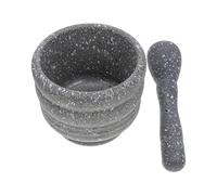 LALADEFIEE Manuale per Aglio in Plastica Semplice con Pestello Ergonomico Utensile da Cucina Resistente per Schiacciare Aglio Spezie e Arachidi come Regalo Casa e Natale