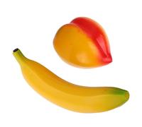 LALADEFIEE Maracas di Frutta per 2 Pezzi, Strumento Musicale a Percussione Leggero e Resistente, Giocattolo Educativo lo Sviluppo Uditivo e Coordinazione Mano-cervello, per Feste