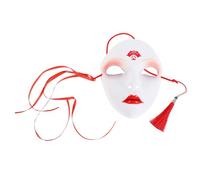 LALADEFIEE Maschera Integrale Dipinta a Mano in Stile Cinese per Donna Accessorio Cosplay Hanfu per Feste e Mascherate Halloween Decorazione Tradizionale per Eventi e Festival Adulti