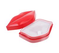 LALADEFIEE Maschera Labbra Notte 20 Pezzi in Materiale Composito Rosso per Donne, Film Idratante Anti-età e Anti-rughe per Labbra Morbide e Levigate Durante Sonno