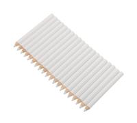 LALADEFIEE Matite Adesive per Pietre Decorative 50 Pezzi in Legno Bianco, Penna Puntinatrice Versatile e Portatile per Nail Art Fai da Te e Decorazione Tessuti