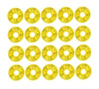 LALADEFIEE Mini Anelli da Nuoto 20 Pezzi, Piccoli Salvagenti in PVC per Casa delle Bambole, Accessori per Piscine Giocattolo, Decorazioni per Mini Ambienti, per Ragazzo Ragazza