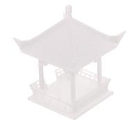 LALADEFIEE Miniatura Padiglione retrò in Plastica Artigianale Dettagliata e Montaggio Facile per Esposizione Statica in Insegnamento e Pianificazione Urbana
