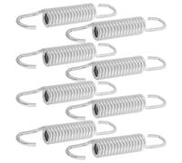 LALADEFIEE Molla per Cavalletto Laterale per Moto Elettrica 10 Pezzi in Metallo Argento Design a Doppio Supporto Adatta a Vari Terreni e Percorsi Campestri