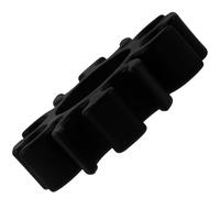 LALADEFIEE Morsetto per Bacchette in Silicone Nero Clip Porta Bacchette per Supporto Batteria Elettronica da 38 MM Fino a 4 Paia Accessorio per Batteristi