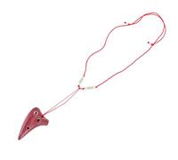 LALADEFIEE Ocarina Mini 6 Fori in Dolomite per Ragazzo Ragazza e Principianti, Facile da Usare Tono Bello, Colore Caffè, come Regalo Musicale Educativo