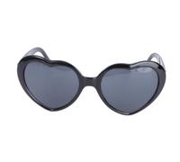 LALADEFIEE Occhiali Effetti Speciali a Forma di Cuore Leggeri in Resina Diffrazione della Luce, Divertenti e Unici per Feste e Banchetti, Accessorio Originale Nero