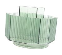 LALADEFIEE Organizer Rotante per Pennelli da Trucco Scomparti, Porta Pennelli Cosmetici Coperto da Tavolo, Portapennelli Make Up Ampio Spazio per Strumenti da Trucco Professionali