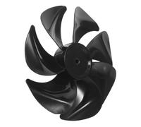 LALADEFIEE Pala Ventilatore di Ricambio in Plastico Nero per Ventilatore da Tavolo da Terra 6 Pale e Foro 8mm per Uso Interno ed Esterno Silenziosa e Confortevole