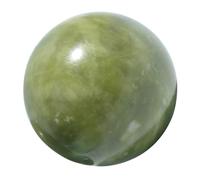 LALADEFIEE Palline Da Massaggio Per Mani in Pietra Verde, Pallamano Compatte e Morbide Per Esercizi Di Fitness Manuale e Sollievo Muscolare, Per Benessere e Riabilitazione Degli Anziani