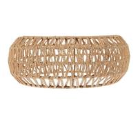 LALADEFIEE Paralume in Corda di Paglia Retrò per Lampada a Soffitto, Paralume di Ricambio in Ferro e Tessuto, Copertura Leggera per Lampade a Sospensione in Stile Rustico, Adatto per Casa