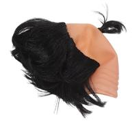 LALADEFIEE Parrucca Calva da Samurai in Vinile e Fibra Termoresistente Accessorio Divertente per Cosplay e Feste in Maschera Decorazione per Gioco di Ruolo Uomo Adulto 1 Pezzo