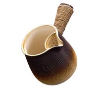 LALADEFIEE Pentola in Ceramica per Caffè Turco e Latte con Beccuccio Versatile per Tè e Riscaldamento Resistente al Calore Secco Design Gradiente per Uso Esterno e Campeggio