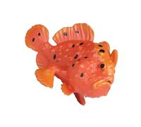 LALADEFIEE Pesce Pietra Artificiale in Plastica Realistica Decorazione da Scrivania per Giocattolo Educativo per Cognizione e Creatività Ornamento Acquatico