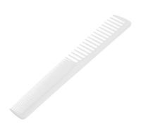 LALADEFIEE Pettine da Taglio Professionale Bianco in Abs Antistatico Denti Diritti e Diverse Dimensioni, per Uso Quotidiano a Casa in Salone