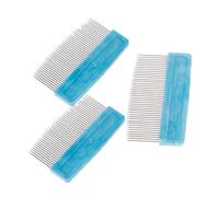 LALADEFIEE Pettine per Archetto di Violino in Metallo e Plastica, Set 3 Pezzi Strumento per Pettinare Crini di Cavallo, Accessorio per Curare Archi Violino, Erhu e Violoncello, Compatto