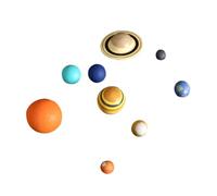 LALADEFIEE Pianeti Modelli Educativi Realistici per Giocattoli Scientifici Scolastici da Montare Materiali Durevoli per Insegnamento Celeste e Geografia