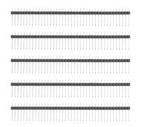 LALADEFIEE Pin Header Maschio Connettore Rame Oro 15Mm 30 Pezzi Accessori per Schede Pcb Collegamenti Elettronici