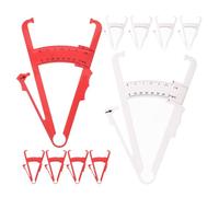 LALADEFIEE Plicometro Precisione Spessore Grasso Corpo 10 Pezzi per Misurazione Grasso Corporeo Alta Sensibilità Strumento in Plastico per Fitness per Allenatori Personali