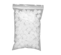 LALADEFIEE Punte per Bottiglie di Colla in Plastico Bianco 100 Pezzi Applicazione Precisa e Facile da Usare Applicatore di Colla per Extension Ciglia