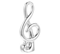 LALADEFIEE Scultura Argento in Terracotta a Forma di Musicale Ornamento Compatto e Delicato per Decorazione Casa e Festa per Soggiorno Moderno
