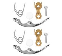 LALADEFIEE Set 10 Pezzi Accessori per Tromba Valvola a Dito in Ottone con Chiave Sputa Acqua, Viti, Cuscinetti e Basi Resistenti, Compatibile con Modelli Standard per Manutenzione Strumenti