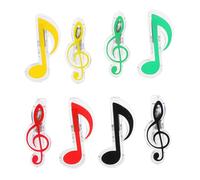 LALADEFIEE Set 16 Clip per Spartiti Musicali a Forma di Nota, Fermagli Leggeri e Compatti per Libri Musicali, Porta Pagine Pratico per Musicisti e Appassionati di Pianoforte