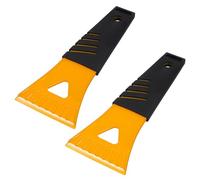 LALADEFIEE Set 2 Pezzi Pala da Neve Plastica per Auto, Raschietto Antigelo Leggero Antiscivolo Impugnatura Ergonomica, Strumento Portatile per Rimozione Riutilizzabile Colore Casuale