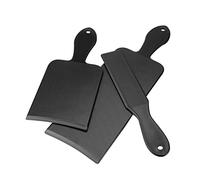LALADEFIEE Set 3 Pezzi Tavole per Colorazione Chioma Professionali in Abs Nero, Comode da Impugnare per Applicare Colore anche Nelle Zone Difficili, per Parrucchieri e Uso Professionale