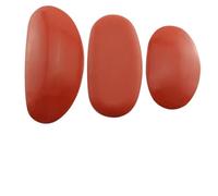 LALADEFIEE Set 3 Pezzi Utensili per Modellare Argilla in Gomma Rossa Diverse Forme per Principianti, per DIY e Scultura di Ceramica