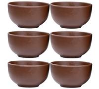 LALADEFIEE Set 6 Tazze da Tè in Sabbia Viola per Degustazione Eleganti e Classiche Capacità 30 Ml Adatte per Cerimonia del Tè in Ristorante