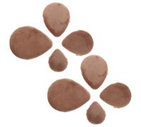 LALADEFIEE Set 8 Pezzi Piumini da Cipria a Goccia per Trucco Viso Spugne per Fondotinta Bagnato e Asciutto Mini Spugnette Portatili per Polvere e Contouring Accessori Make Up da Viaggio