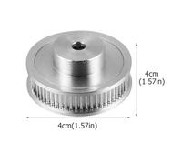 LALADEFIEE Set Completo Pulegge e Cinghie per Motore Stepper Elevata Efficienza e Risparmio Energetico, Include Viti e Chiave, Utilizzo in Applicazioni Meccaniche e Fresatrici