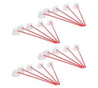 LALADEFIEE Set da 20 Tubi di Prolunga per Bombolette Spray Rosse, Cannucce di Ricambio per Aerosol Ugello di Precisione, per Manutenzione Auto, Pulizia e Verniciatura Senza Attrezzi,