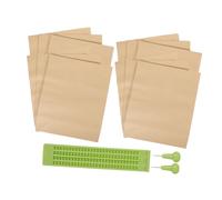 LALADEFIEE Set di Scrittura Braille e Penna Tavoletta in Plastica Riutilizzabile per Back To School Party per Non Vedenti, per Studiare