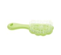 LALADEFIEE Spazzola Districante Per Ragazzo Ragazza Con Massaggio Scalpico Pettine Per Ricci e Spessi Design Cartone Animato Verde Per Asciutti e Bagnati
