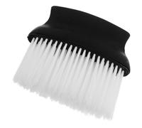 LALADEFIEE Spazzola per Spolverare Collo e Viso da Barbiere Setole Morbide in Plastica Spolverino Professionale per Rimozione Peli Tagliati Uso Salone e Domestico