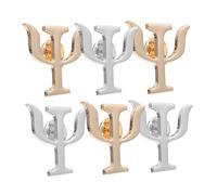 LALADEFIEE Spille Psicologia Da Donna Set 6 Pezzi in Lega Oro e Argento Chiusura Sicura, Distintivi Per Bavero, Zaino e Cappelli, Regalo Per Medici e Infermieri, Accessori Multifunzionali Vintage