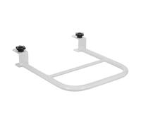 LALADEFIEE Sponda del Letto in Metallo 28x30 Cm Bianca per Adulti e Anziani, Barra di Sicurezza per Dormitorio con Montaggio senza Attrezzi, Protezione Anticaduta con Angoli Smussati