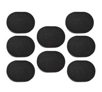 LALADEFIEE Spugne per Viso in Carbone di Bambù 8 Pezzi, Spugna per Trucco Morbida e Riutilizzabile, Pulizia Profonda della Pelle del Viso per Rimozione Trucco e Sebo, Dimensioni Medie per