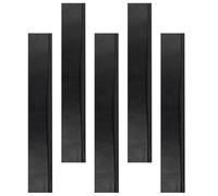 LALADEFIEE Strisce di Ricambio in Gomma per Tergivetro 25 Cm Set da 5 Pezzi, Lama Flessibile Resistente All’usura per Pulizia Vetri di Finestre e Doccia, Sostituzione Durevole