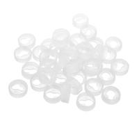 LALADEFIEE Supporti Rotondi Facili da Installare 50 Pezzi in Plastica per Appendere Cornici Foto e Quadri per Camera da Letto e Progetti Fai-da-te