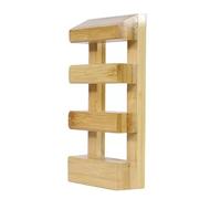 LALADEFIEE Supporto per tagliere: organizer per taglieri - scaffale portaoggetti in bambù per piano di lavoro della cucina, sottobicchiere, lavello, spugna, porta sapone da bagno, teglia per biscotti