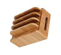 LALADEFIEE Supporto per Telefoni e Tablet con Ricarica Usb, Organizer per Cavi in Materiale Sintetico Beige, Base Rimovibile per Casa