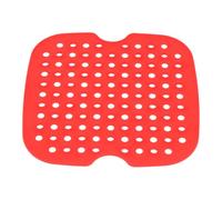 LALADEFIEE Tappetino Microforato in Silicone per Friggitrice ad Aria, Resistente al Calore e Riutilizzabile, la Cottura di Alette di Pollo e Pane in Cucina