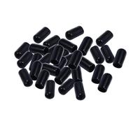 LALADEFIEE Tappi Dosatori Copertura Antipolvere in Gomma Nera 100 Pezzi Protezione Versatore e Sigillo Sicuro per Bottiglie di Olio e Liquori per Cucina e Hotel
