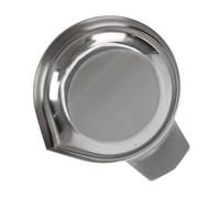 LALADEFIEE Vassoio per Bilancia Digitale in Acciaio Inox Robusto, Piatto di Misurazione per Polveri e Piccoli Oggetti, per Uso Quotidiano in Cucina e Officina