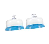 LALADEFIEE Vassoio Portaoggetti per Orologiaio 6 Scomparti e Copertura Antipolvere in Plastica, Custodia per Parti di Orologi e Orologi da Tasca, Strumento di Riparazione per Accessori e Ricambi